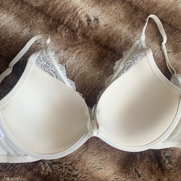 Spanx Push-Up Plunge Bra White Lace - Picture 4 of 8